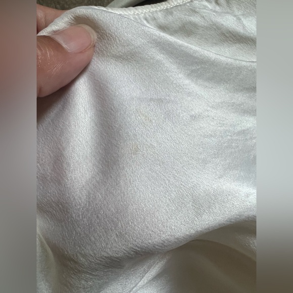 Vince silk sleeveless turtleneck side tie blouse size m - Picture 10 of 10